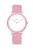 Colori Essentials 5 COL582 Horloge - Siliconen Band - Ø 40 mm - Roze