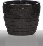 Flower Pot Rim Cement Grey 15X15X12.5CM