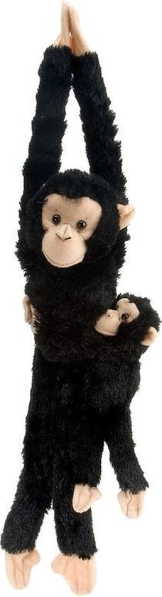Pluche hangende aap met baby | bol.com