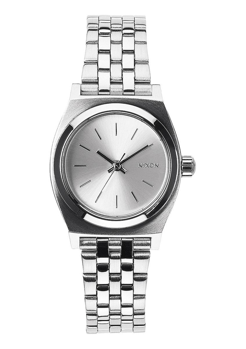 Nixon A3991920 Small Time Teller all silver - Horloge - 26mm - Zilver