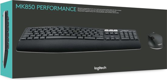 Logitech - MK850 Wireless Keyboard and Mouse Combo NORDIC