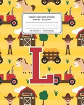 Primary Composition Notebook Grades K-2 Story Journal L