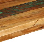 Wandtafel 120x35x76 cm massief gerecycled hout (incl. vloerviltjes)