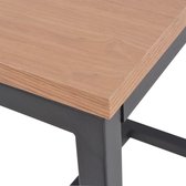 Salontafel 48x48x53 cm essenhout (incl. vloerviltjes)