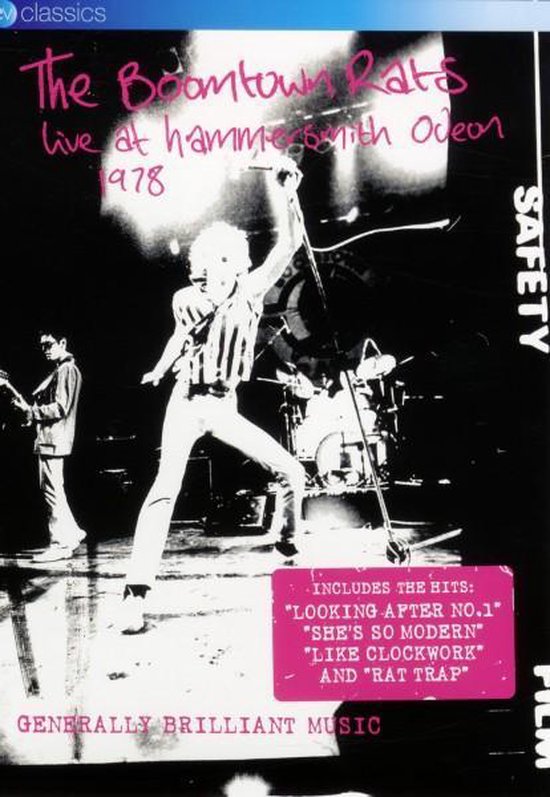 Cover van de film 'The Boomtown Rats - Live At Hammersmith Odeon 1978'