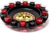 Relaxdays drankspel roulette - partyspel - shotglaasjes - alcohol roulette - draairad