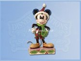 Disney beeldje - Traditions Collectie - Merry Mickey Mouse - Kerstmis