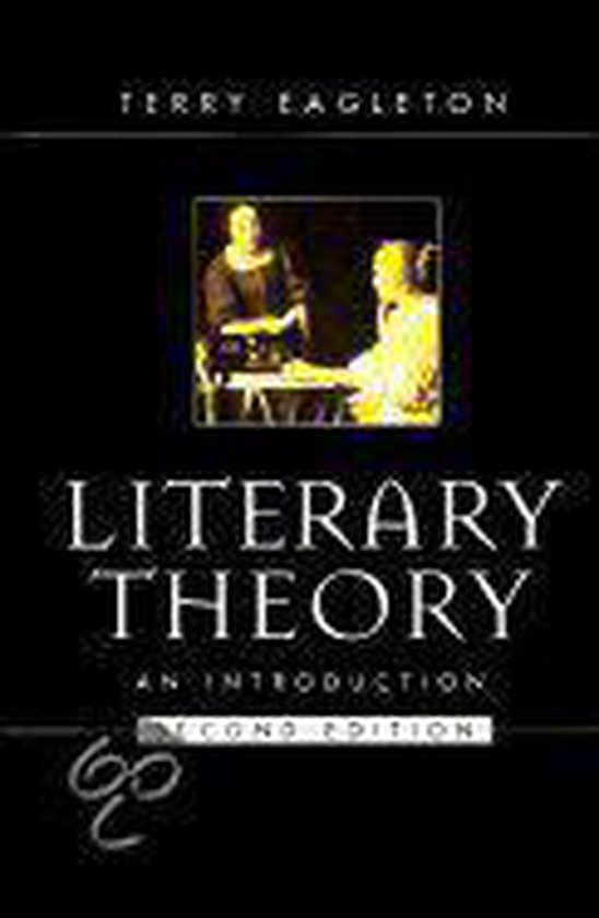 Boekkaft: Terry Eagleton, Literary Theory: An Introduction. Tweede editie.