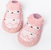 Baby Schoentjes / Baby Sokjes / Baby Sloffen - Anti Slip - 12 cm - Roze