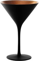 Stölzle Olympic martini Cocktailglas zwart / brons 240 ml