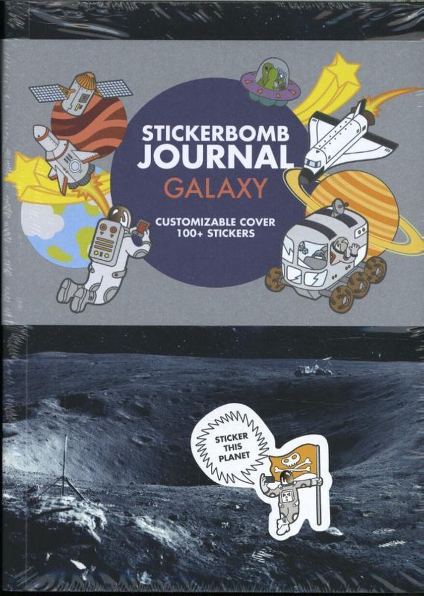 Stickerbomb Journal Galaxy, Studio Rarekwai 9781780679709 Boeken