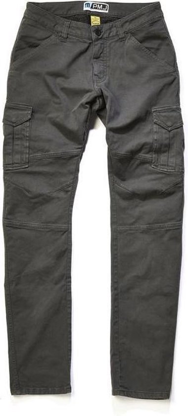 PMJ Santiago Jeans Moto: Pantalone Cargo In Tessuto Balistico Con Protezioni (Toro 325 GR)
