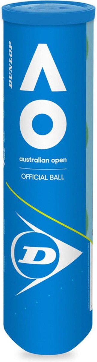 Dunlop Australian Open : 4 Gele Tennisballen