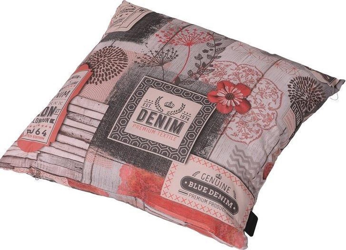 Madison sierkussen 45x45 cm Premium camilia Oranje