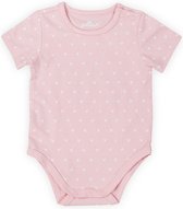 Jollein Hearts Romper korte mouw 62/68 soft pink