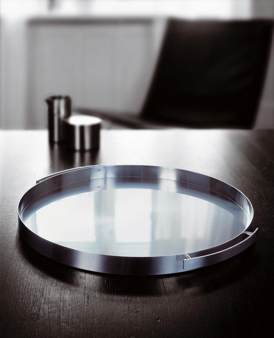 Stelton Arne Jacobsen Dienblad - � 33.5 cm - RVS