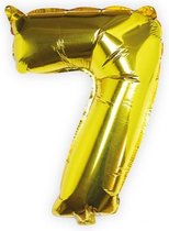 Ginger Ray Pick & Mix - Folieballon cijfer 7 - goud