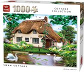 King Landschap Puzzel Huizen:  Swan Cottage-1000 st./pieces