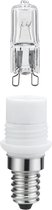 1 Stuk Paulmann Sokkelset Economic Halo Halogeen E14 33 W Helder Fittingset 2000 h Energielabel: D (A++ - E)