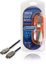 Bol.com Bandridge DisplayPort naar HDMI kabel - 3 meter aanbieding