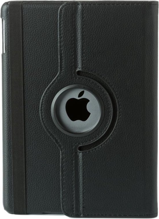 geschikt voor iPad Air 2 hoes zwart met verstevigde rug en sterke magneet  voor sleep... | bol.com
