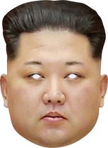 RUBIES FRANCE - Kartonnen Kim Jong Un masker - Maskers > Half maskers