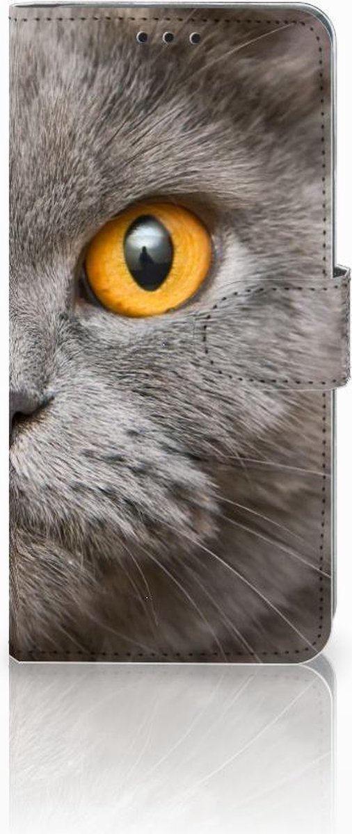 Boekhoesje voor Telefoonhoesje met Pasjes Huawei P30 Pro Britse Korthaar