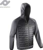 Senvi Sports Gravity Jacket Lichtgewicht (Super-stretch) Kleur Zwart/Grijs Maat XXXL (3XL)