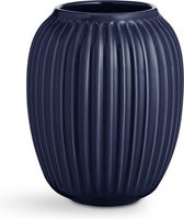 Vase Kähler Design Hammershøi - Hauteur 20 cm - Bleu Indigo