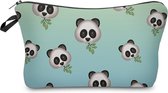 Panda Emoji Etui - Ideaal als Schooletui, Toilettasje of Make-uptasje