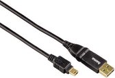Hama 00054551 USB-kabel 1,8 m USB A Mini-USB B Zwart