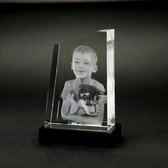3D Foto in glas Model: Tower M Afm: 140 x 97 x 45 mm