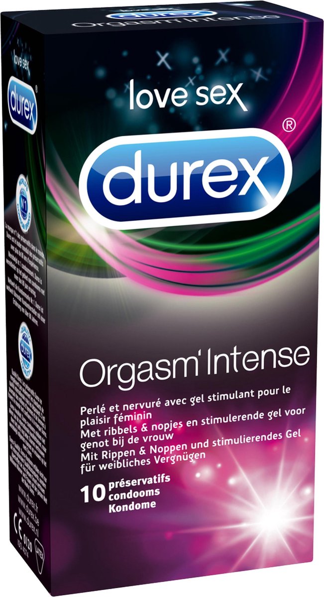 60 Durex Orgasm'Intense Condooms