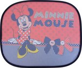 Disney Minnie - Zonnescherm Auto Zijruit 2 Stuks - Rood