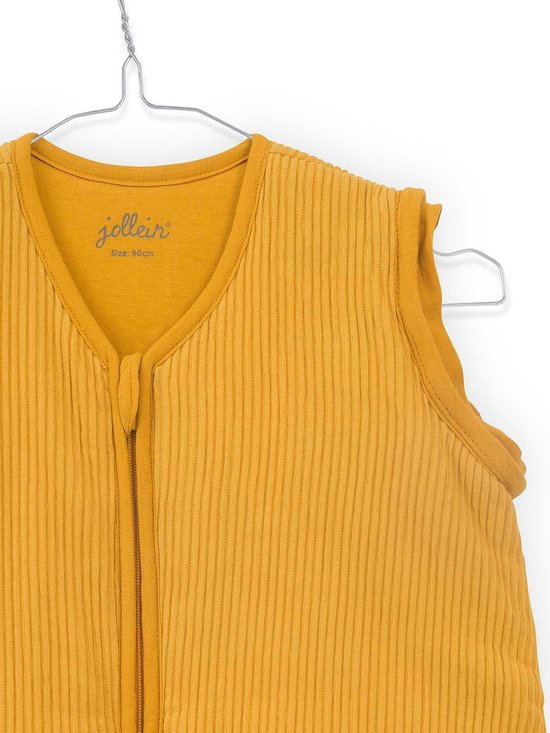 Jollein Padded Babyslaapzak met afritsbare mouw - 90cm - ocher