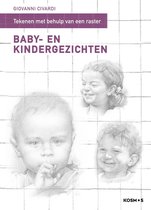 Tekenen met behulp van een raster  -   Baby- en kindergezichten.