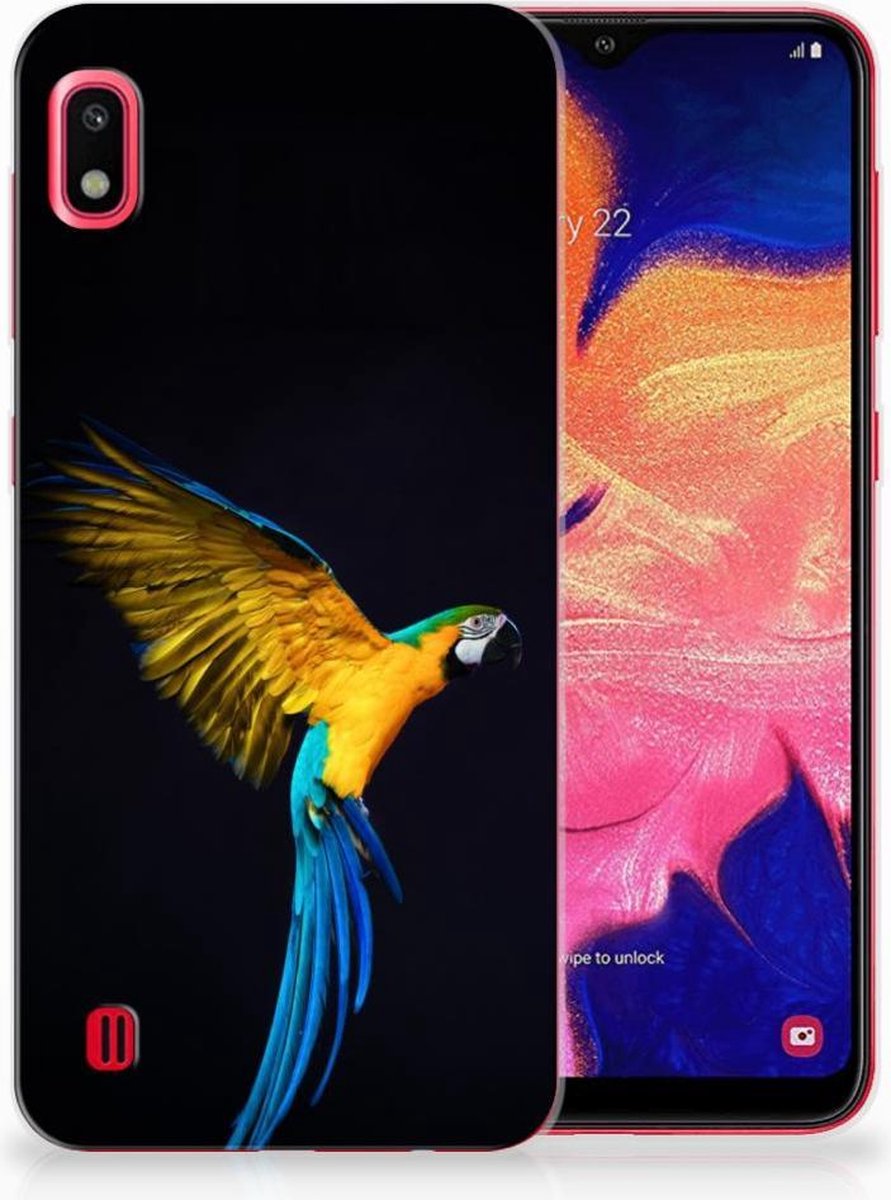 Samsung Galaxy A10 TPU Hoesje Papegaai