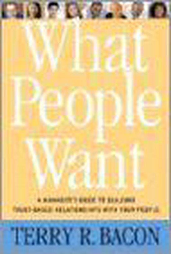 What People Want - cover