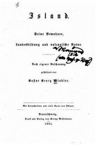 Island, seine Bewohner, Landesbildung und vulkanische Natur