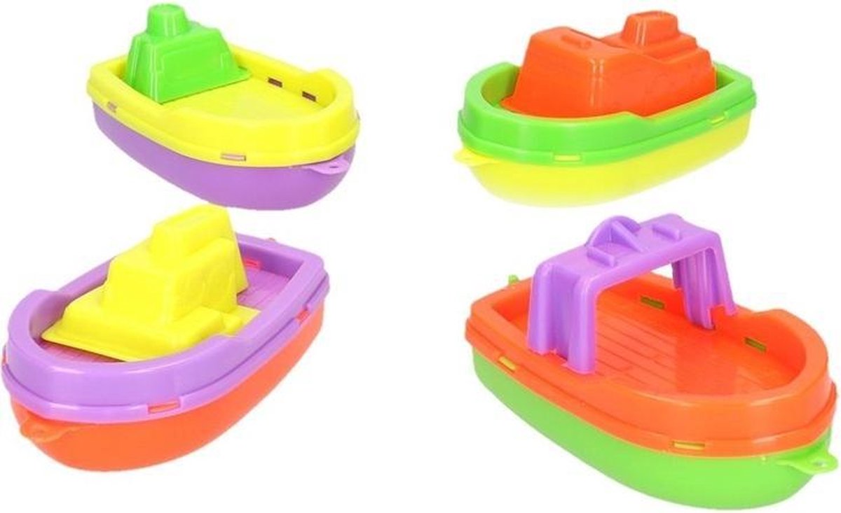 Speelgoed bootje gekleurd 14 cm | bol.com