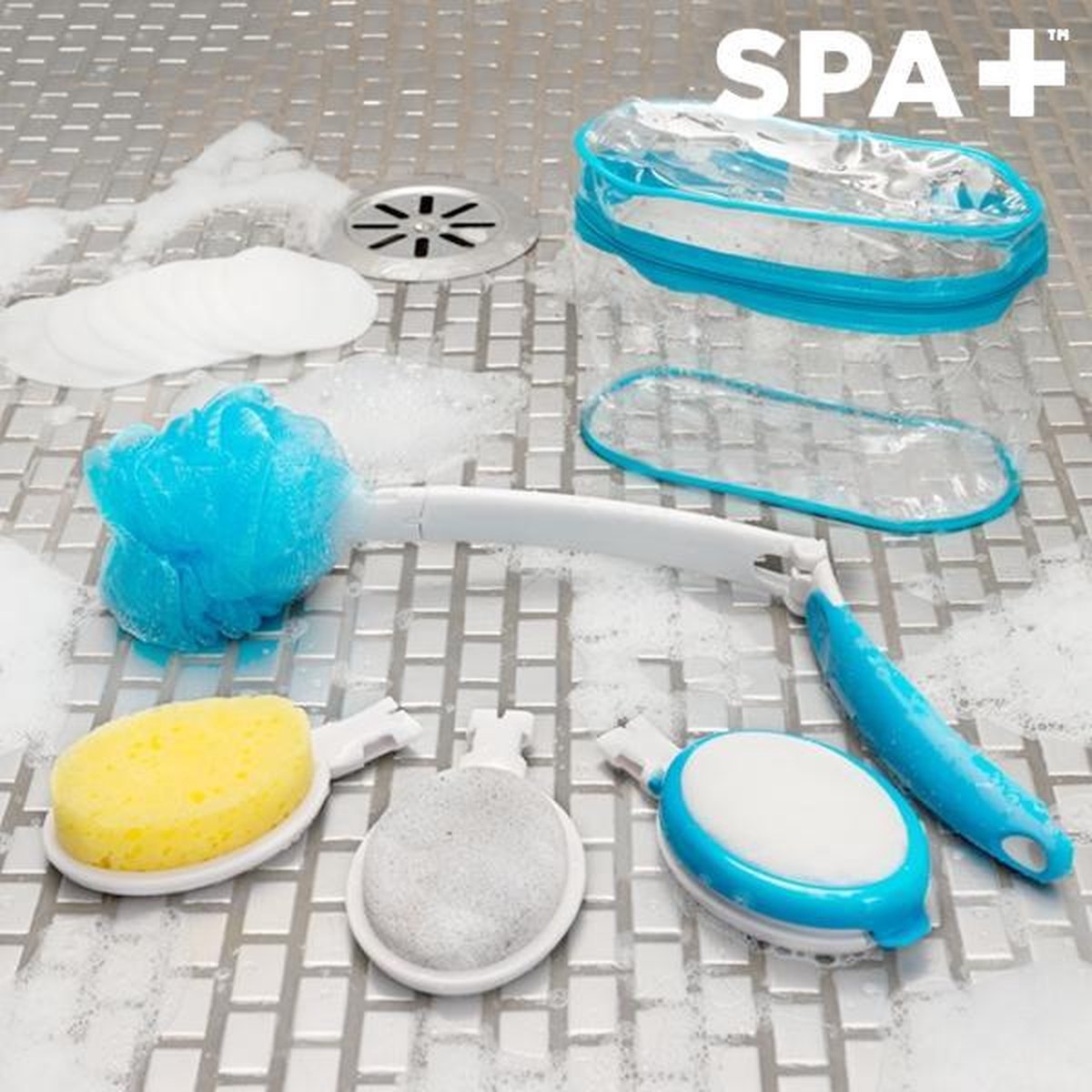 Spa+ Set met Badkameraccessoires