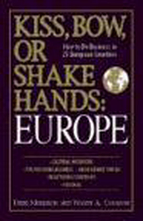 Kiss, Bow, or Shake Hands: Europe - cover