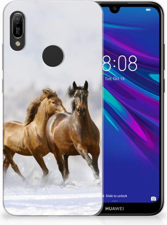 Huawei Y6 2019 | Y6 Pro 2019 Uniek TPU Hoesje Paarden | bol.com