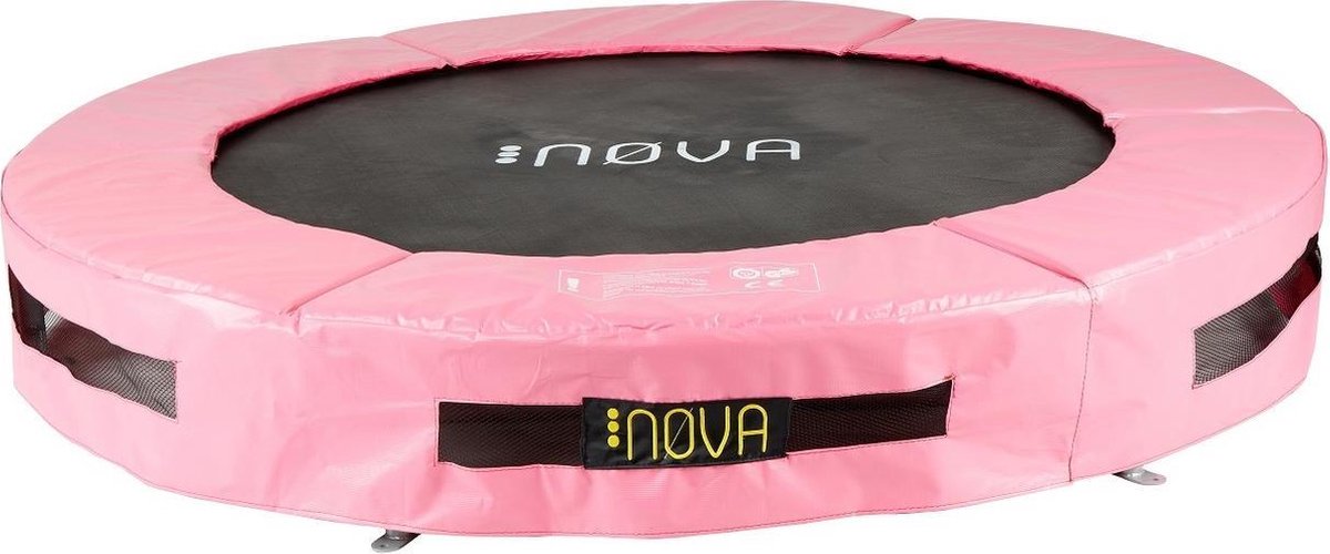 NOVA Inground trampoline 244 cm (8ft) roze - ingraaf trampoline pink |  bol.com