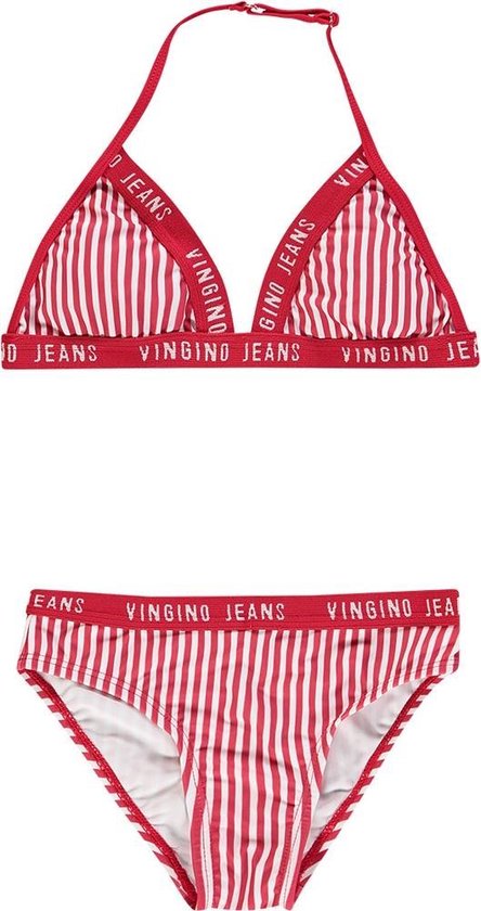 bol.com | Vingino Meisjes Bikini - Red Lollipop - Maat 128