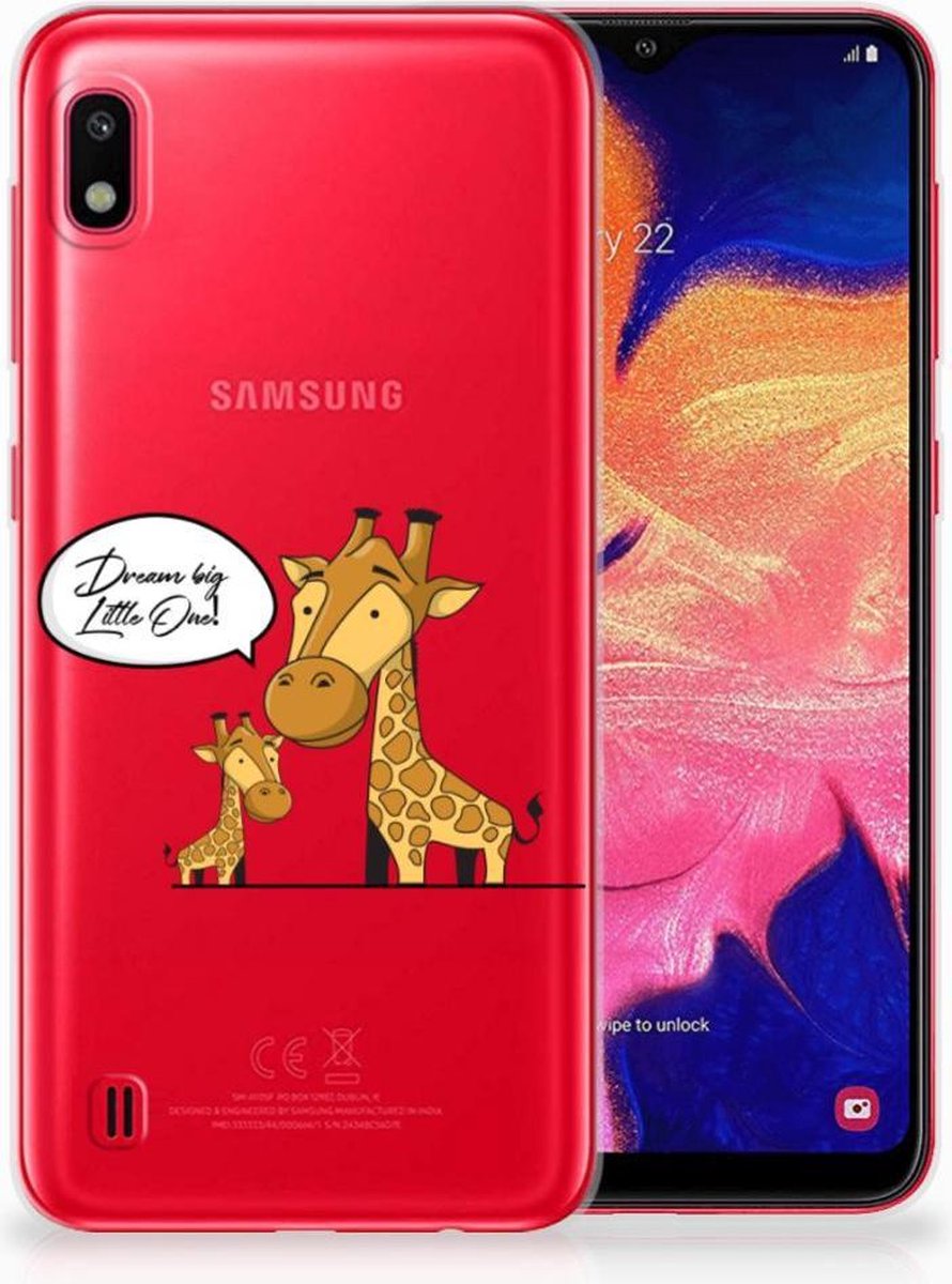 Samsung Galaxy A10 Telefoonhoesje met Naam Giraffe