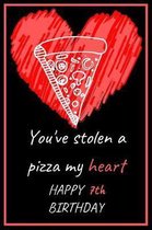 You've Stolen a Pizza My Heart Happy 7th Birthday