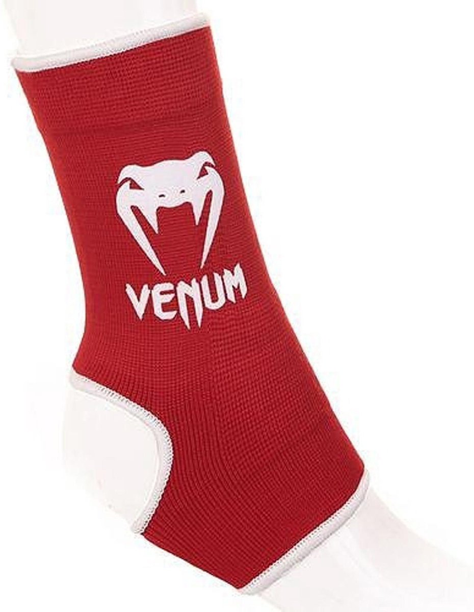 Venum Kontact Enkelkousen – Enkelbeschermers voor Muay Thai & Kickboksen – Rood – One Size