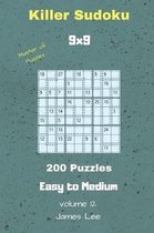 Master of Puzzles - Killer Sudoku 200 Easy to Medium Puzzles 9x9 Vol. 12