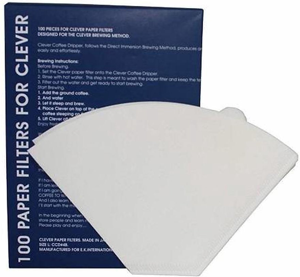 Clever Dripper - Paper Filters - Size L 100 Pieces - Box